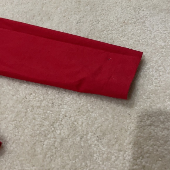 Jill Sander vintage 80’s y2k red asymmetrical long sleeve t guc cotton spendex - Picture 4 of 12